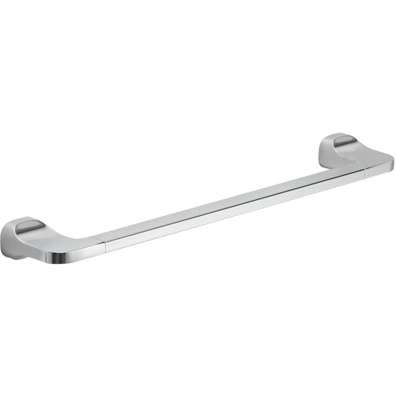 foto del prodotto portasalviette 45 cm da muro in acciaio inox e cromall st21-45 gedy serie stelvio cromato