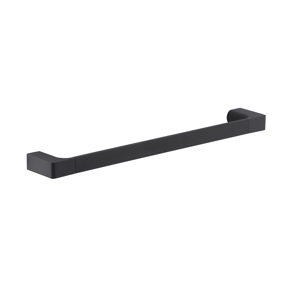 foto del prodotto portasalviette a muro 45 cm gedy in ottone nero opaco pirenei