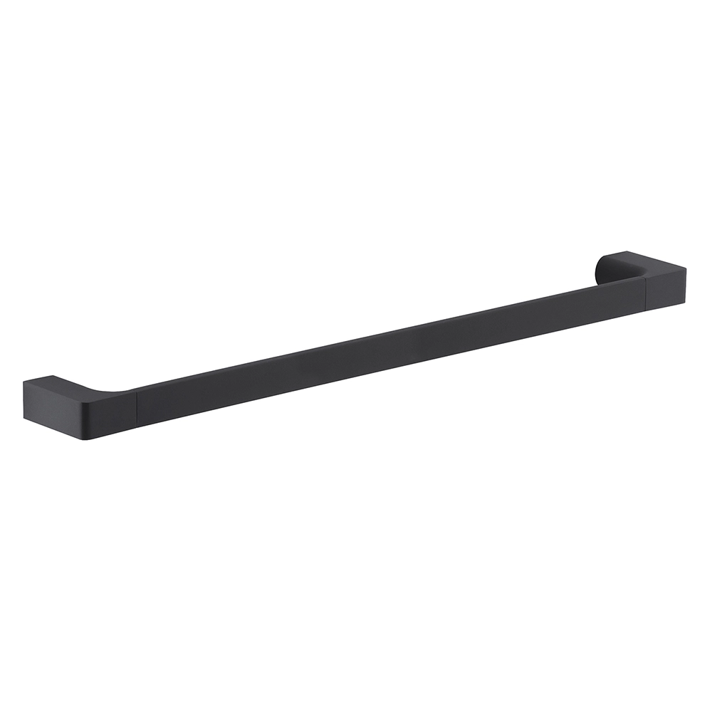 foto del prodotto portasalviette a muro 60 cm gedy in ottone nero opaco pirenei