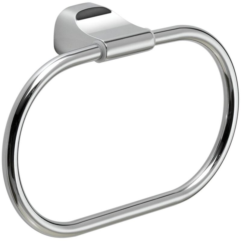 foto del prodotto portasalviette ad anello da muro in acciaio inox e cromall st70 gedy serie stelvio cromato