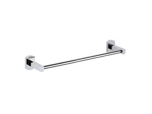 foto del prodotto portasalviette da muro 40 cm con supporti cromati serie forma
