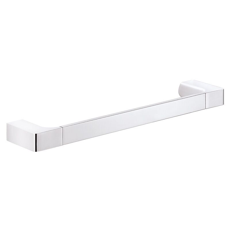 foto del prodotto portasalviette pirenei a muro cm. 35 in ottone bianco finiture