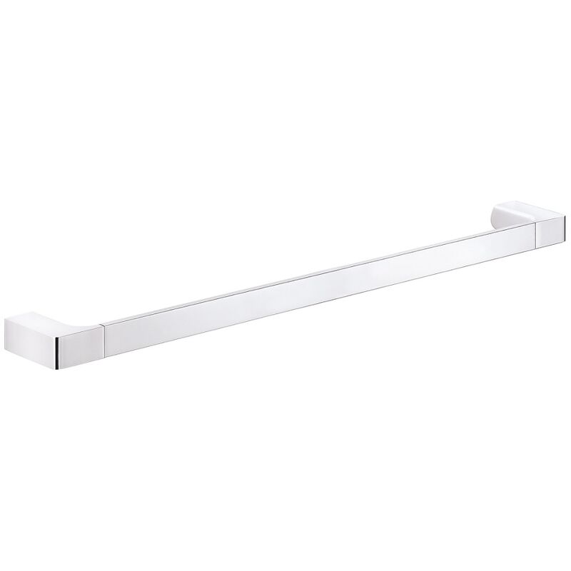 foto del prodotto portasalviette pirenei a muro cm. 60 in ottone bianco finiture