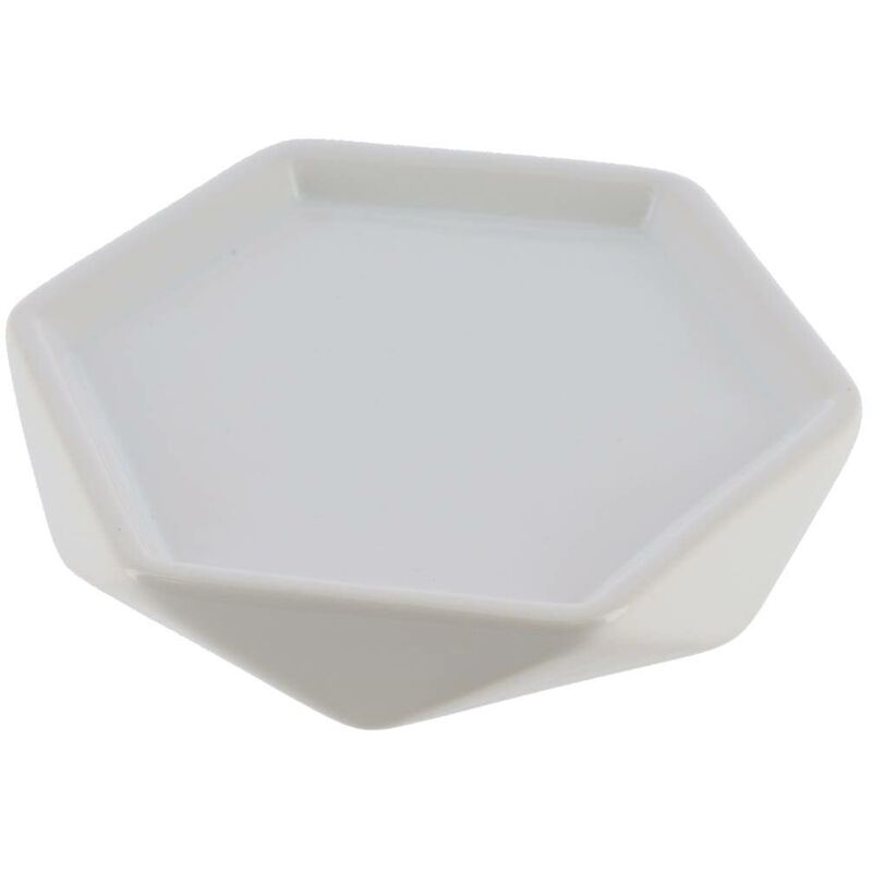 foto del prodotto portasapone a forma di diamante bianco tendance