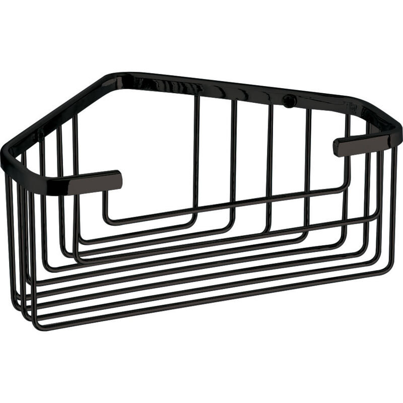 foto del prodotto portasapone angolare doccia inox nero opaco