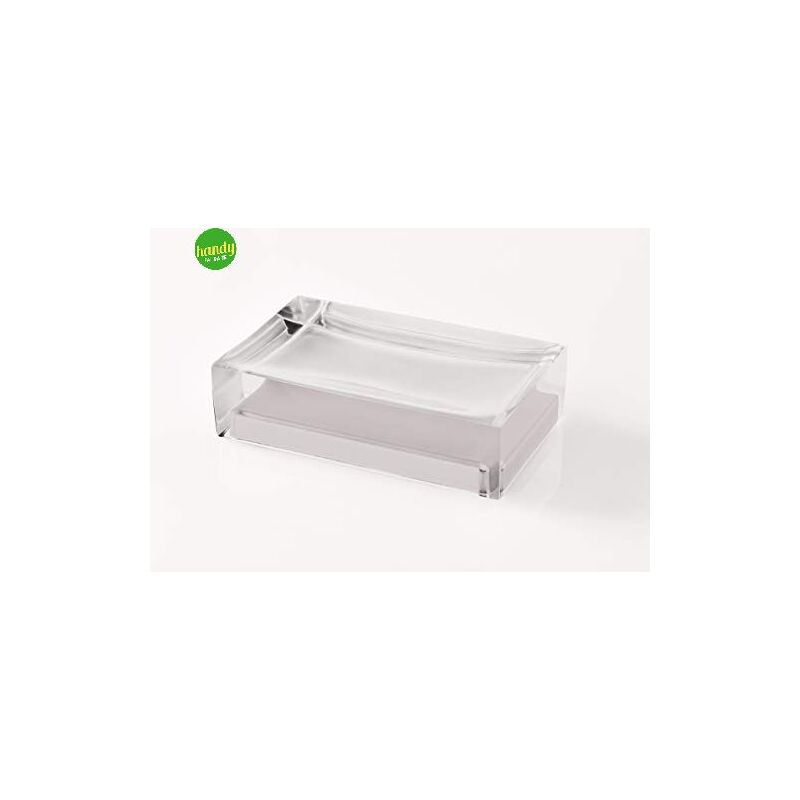 foto del prodotto portasapone da appoggio gedy serie rainbow bianco