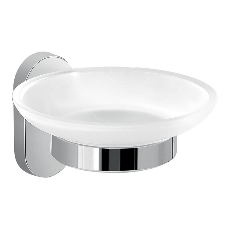 foto del prodotto portasapone da muro in acciaio inox e cromall 5311 gedy serie febo cromato
