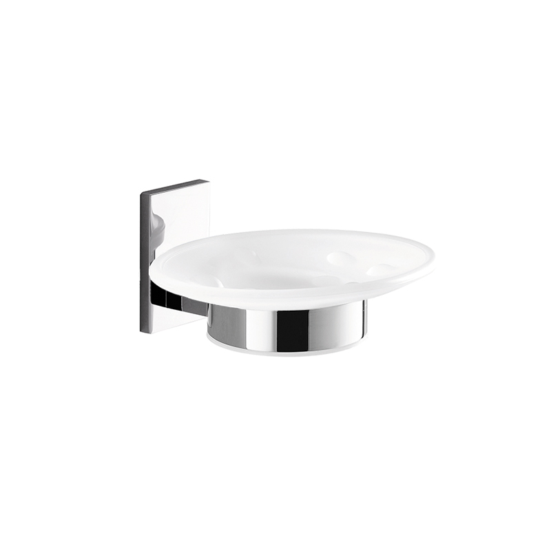foto del prodotto portasapone da muro in acciaio inox e cromall 7811 gedy serie maine cromato