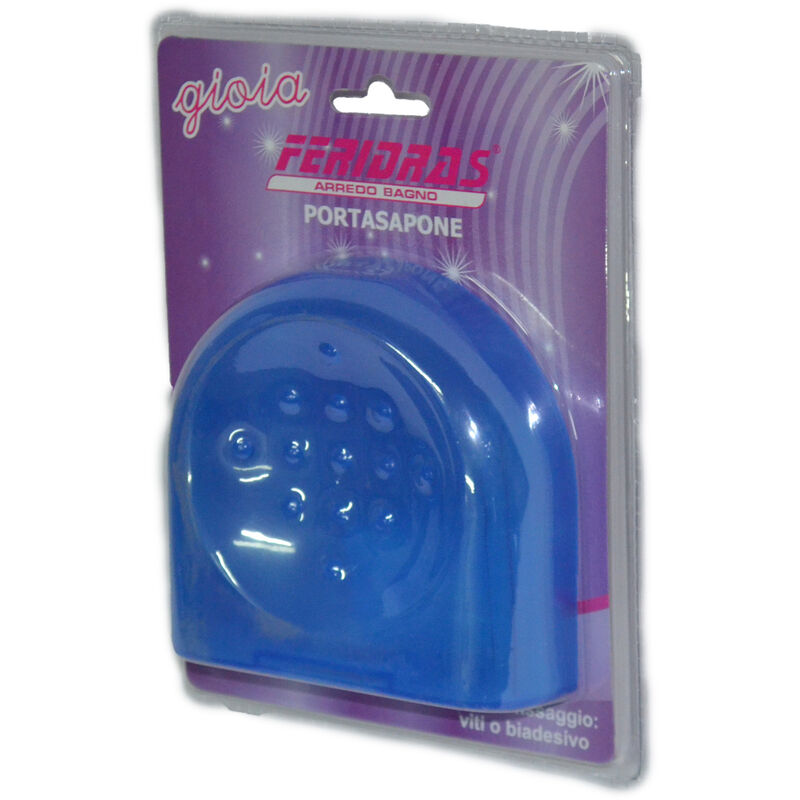 foto del prodotto portasapone in abs blu