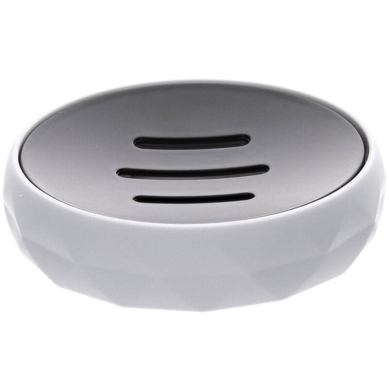 foto del prodotto portasapone in abs gomma bianco tendance