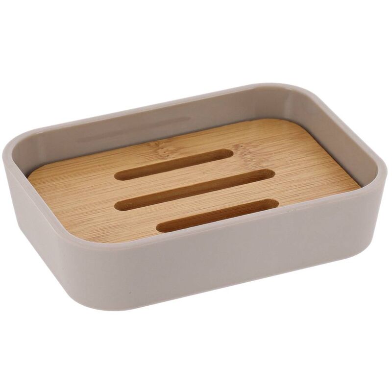 foto del prodotto portasapone in gomma abs e bamb beige tendance