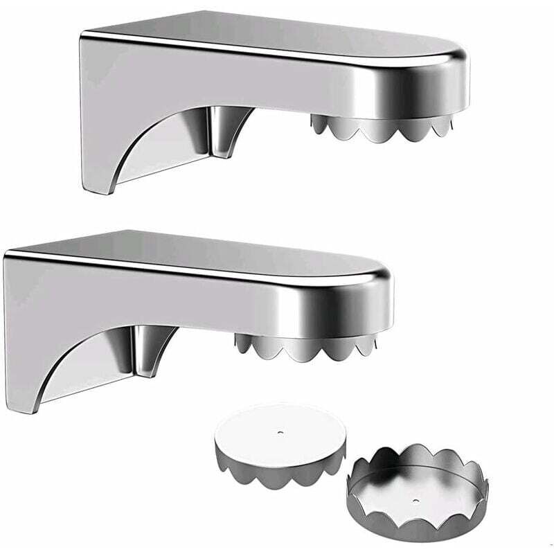 immagine 0 del prodotto portasapone magnetico da 2 pezzi, supporto da parete autoadesivo per bagno e cucina, argento