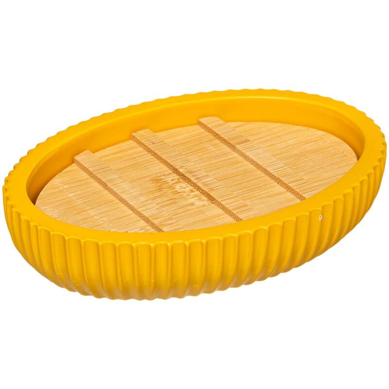 foto del prodotto portasapone modern color giallo senape 5five