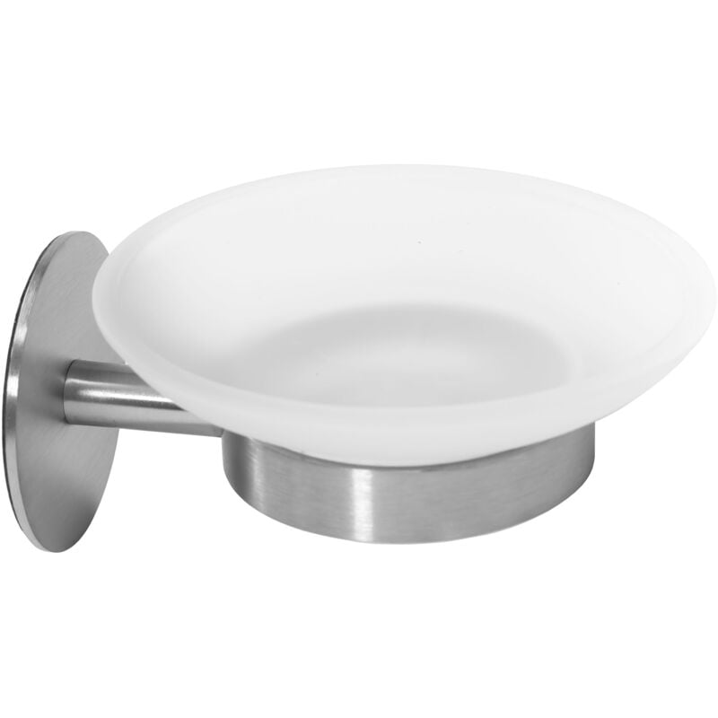 foto del prodotto portasapone nickel brush inox 322218