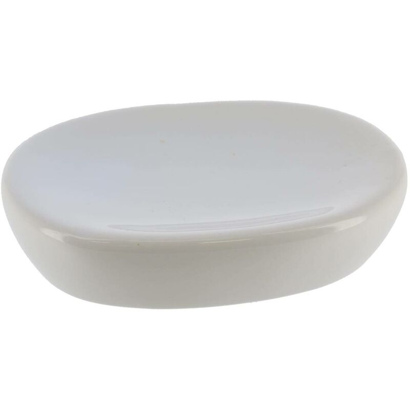 foto del prodotto portasapone ovale in dolomite bianco tendance