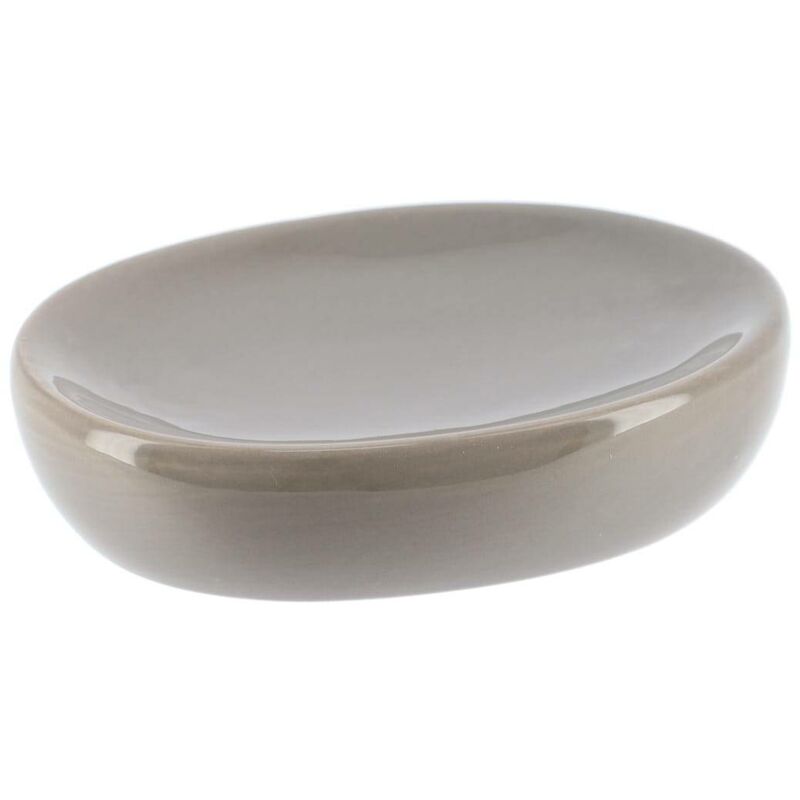 foto del prodotto portasapone ovale in dolomite - taupe tendance