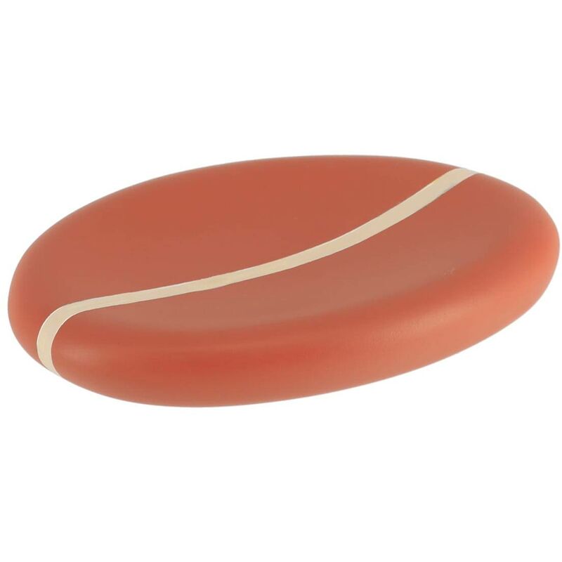 foto del prodotto portasapone ovale in poliresina terracotta tendance