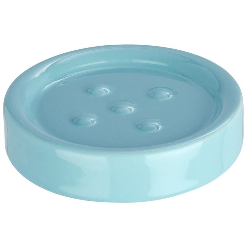 foto del prodotto portasapone polaris pastel portasapone, ceramica, 11 x 11 x 2,5 cm, ceramica, hellblu, 11 x 11 x 2.5 cm wenko