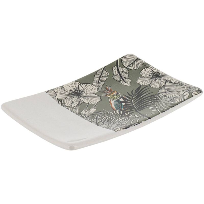 foto del prodotto portasapone stampato in dolomite jungle fever khaki tendance