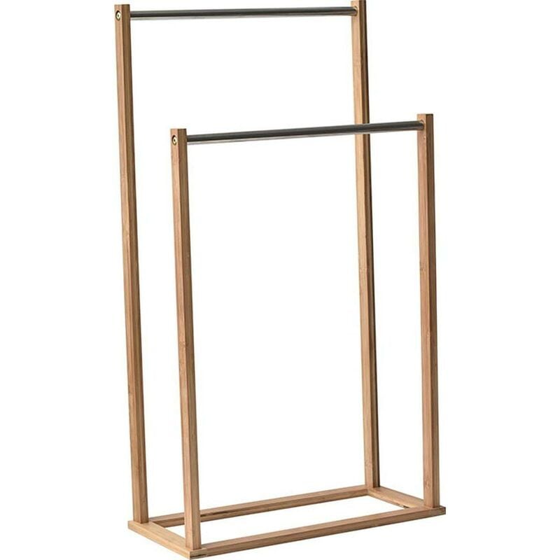 foto del prodotto portasciugamani 2 barre in metallo bamb tendance