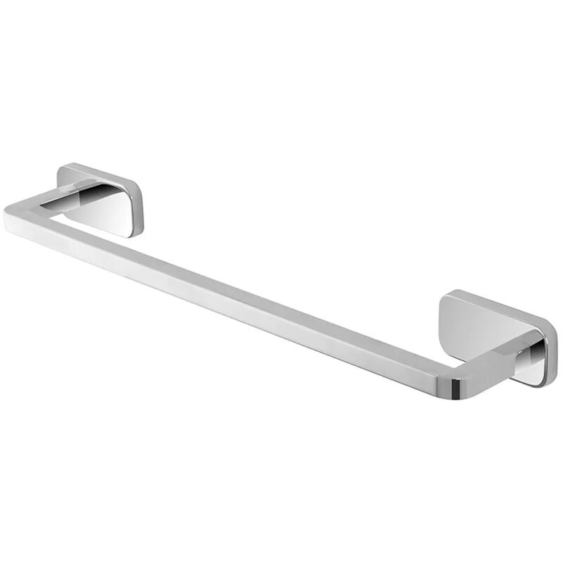 foto del prodotto portasciugamani a muro 45 cm in acciaio inox con doppio fissaggio