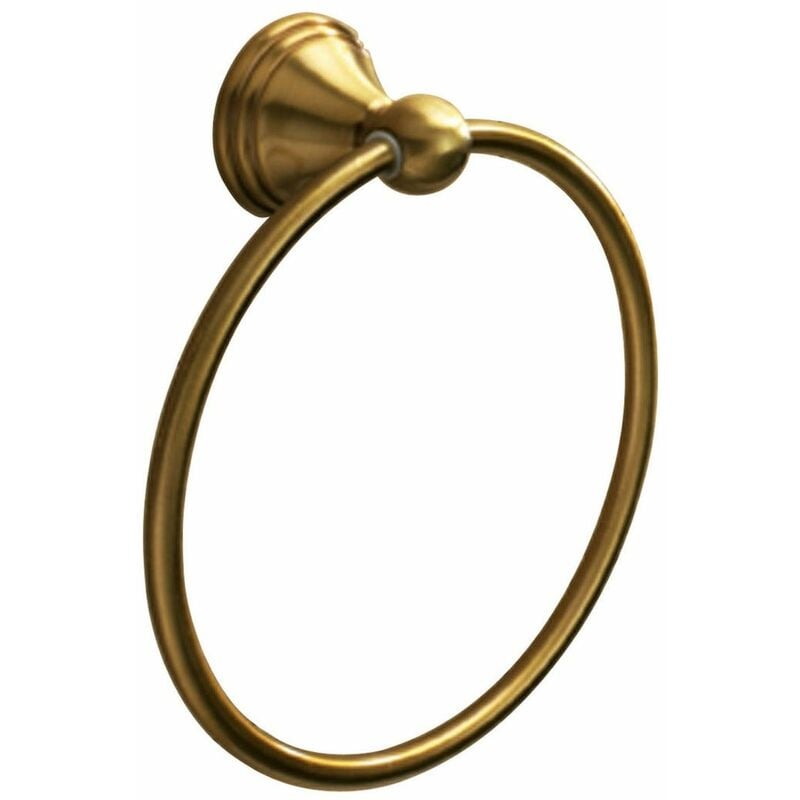 foto del prodotto portasciugamani ad anello in acciaio color bronzo rosa