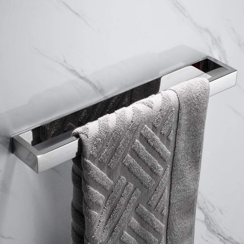 foto del prodotto portasciugamani autoadesivo portasciugamani in acciaio inox per bagno o cucina senza forare