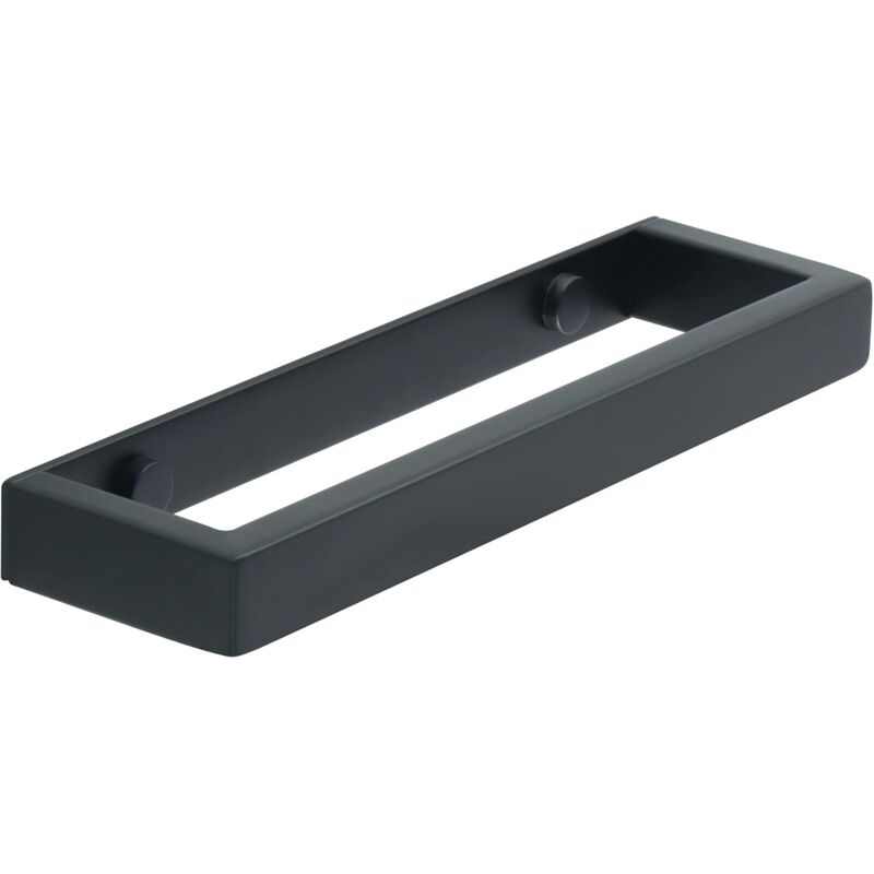 foto del prodotto portasciugamani da bagno con anello portasciugamani nero, acciaio inossidabile 304, lunghezza 20 cm, montaggio a parete bebusingoto