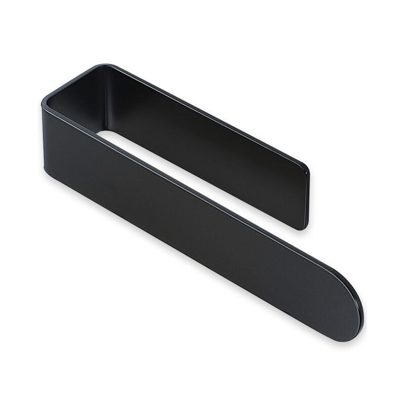 foto del prodotto portasciugamani da bagno nero 37cm, portasciugamani adesivo porta strofinacci da cucina sus304