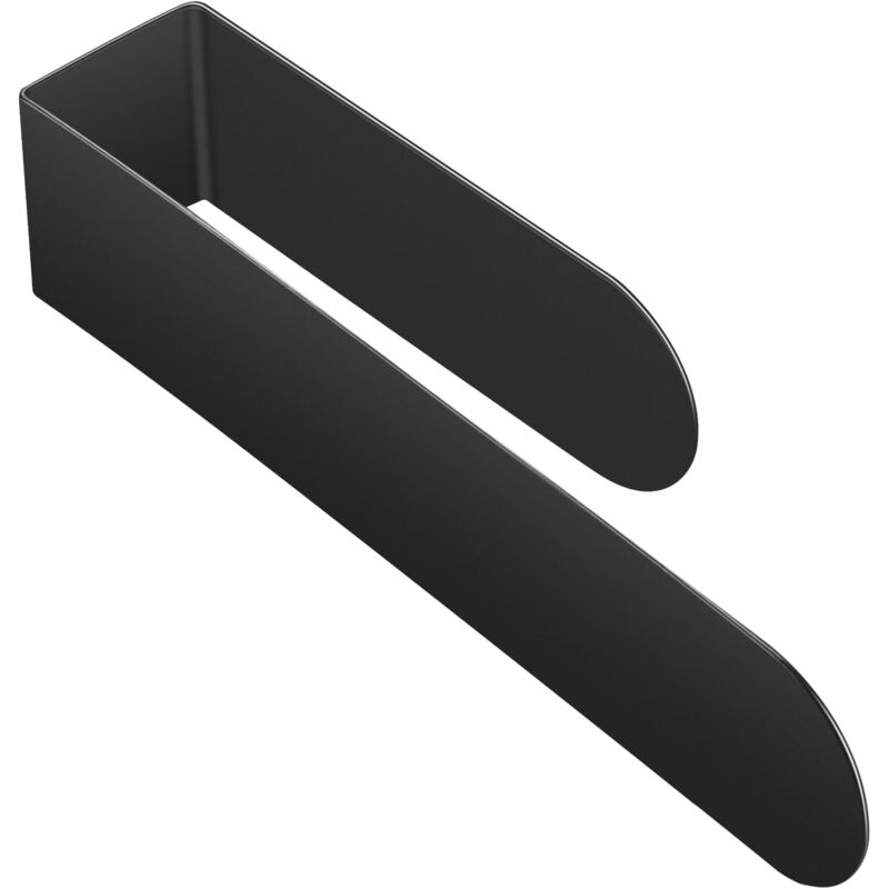 foto del prodotto portasciugamani da bagno nero , portasciugamani adesivo da parete, portasciugamani da bagno in acciaio inox da 23 cm senza foratura, portasciugamani