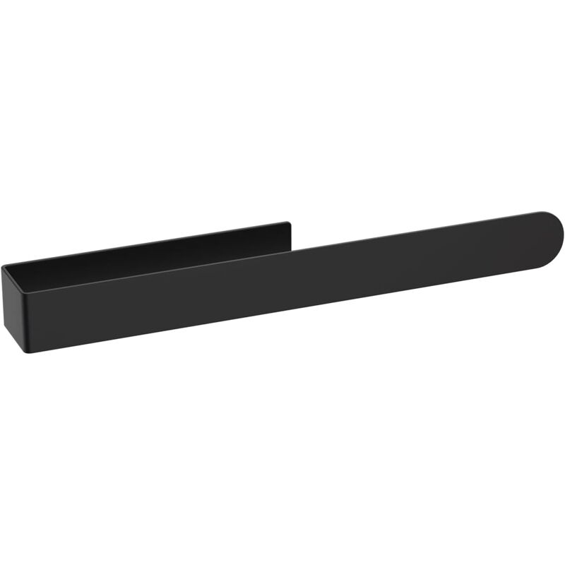 foto del prodotto portasciugamani da bagno portasciugamani da parete senza foratura acciaio inossidabile 37 cm nero facile da installare senza praticare fori