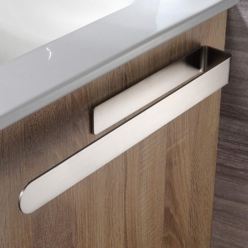 foto del prodotto portasciugamani da bagno senza foratura portasciugamani autoadesivo in acciaio inox 37 cm
