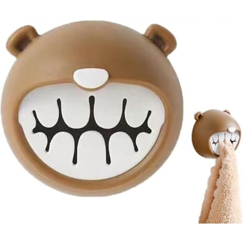 foto del prodotto portasciugamani da cucina, gancio adesivo da parete, porta strofinacci, ganci appendiabiti anti danni, articoli essenziali per il bagno, gadget per