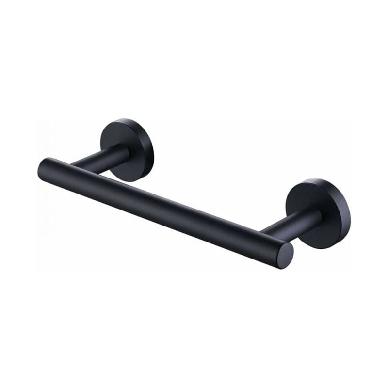 foto del prodotto portasciugamani portasciugamani da parete per bagno portasciugamani da 30 cm in acciaio inossidabile sus304 nero