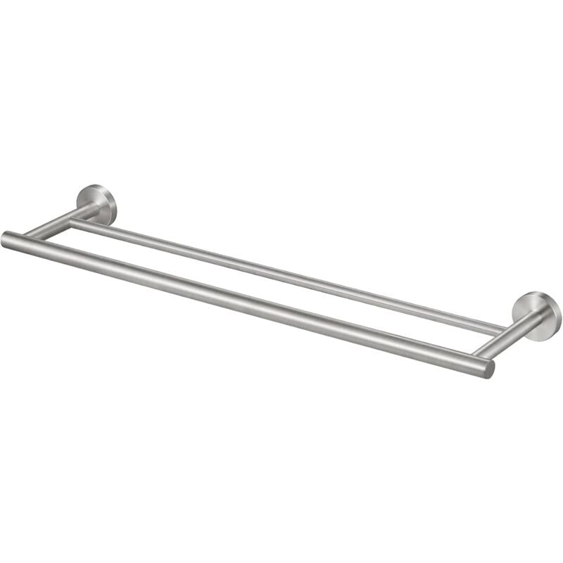 foto del prodotto portasciugamani portasciugamani doppio portasciugamani da bagno portasciugamani portasciugamani in acciaio inox doccia a parete