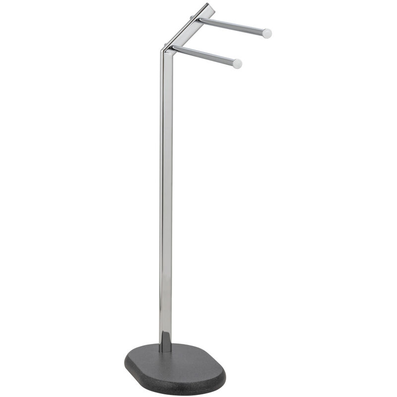 foto del prodotto portasciugamani puro antracite, base pesante per una stabilit solida, grigio, acciaio cromato, poliresina antracite wenko