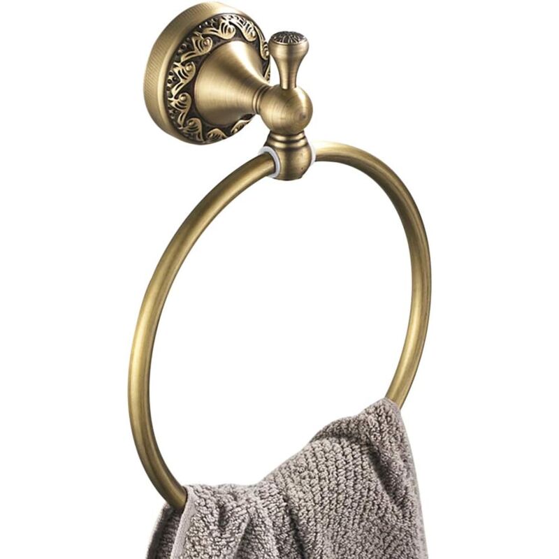 foto del prodotto portasciugamani retr in rame classico minimalista con rivestimento in bronzo