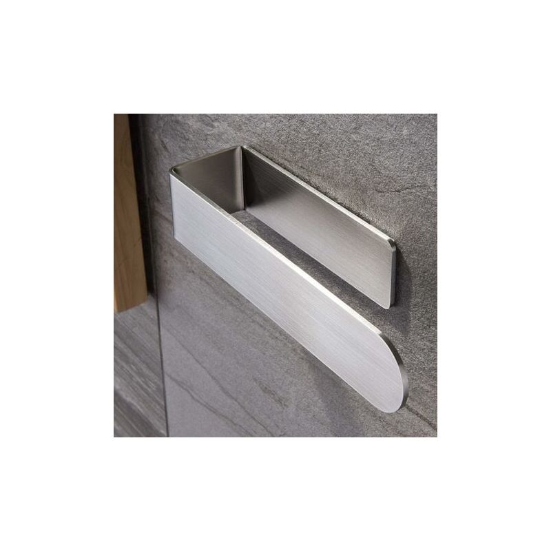 foto del prodotto portasciugamani senza foratura, portasciugamani da bagno, portasciugamani in acciaio inossidabile 304 argento 24 cm 