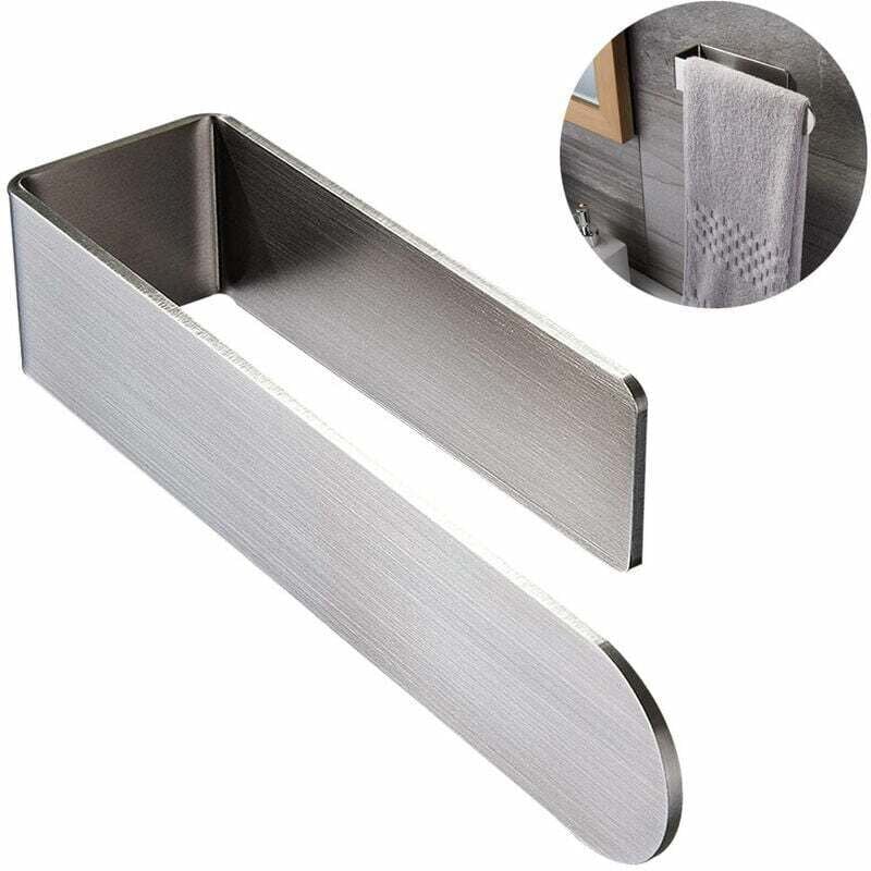 foto del prodotto portasciugamani taozun, portasciugamani ad anello portasciugamani autoadesivo da parete, in acciaio inox sus 304 spazzolato