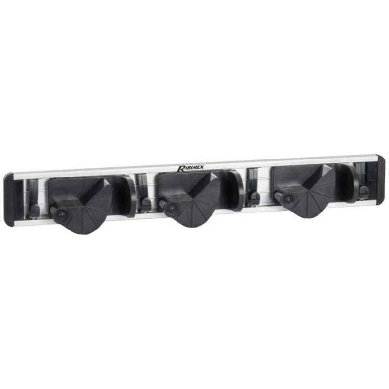 foto del prodotto portascope murale in alluminio e plastica, 37,5x5,4 cm ribimex