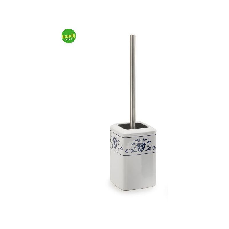 foto del prodotto portascopino d appoggio gedy cixi bianco blu