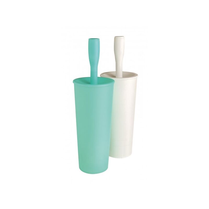 foto del prodotto portascopino sanix h37cm bianco e verde
