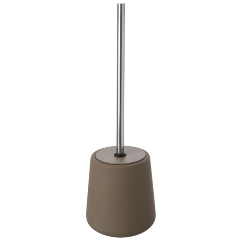 foto del prodotto portascopino wc in ceramica da appoggio linea sidney tortora