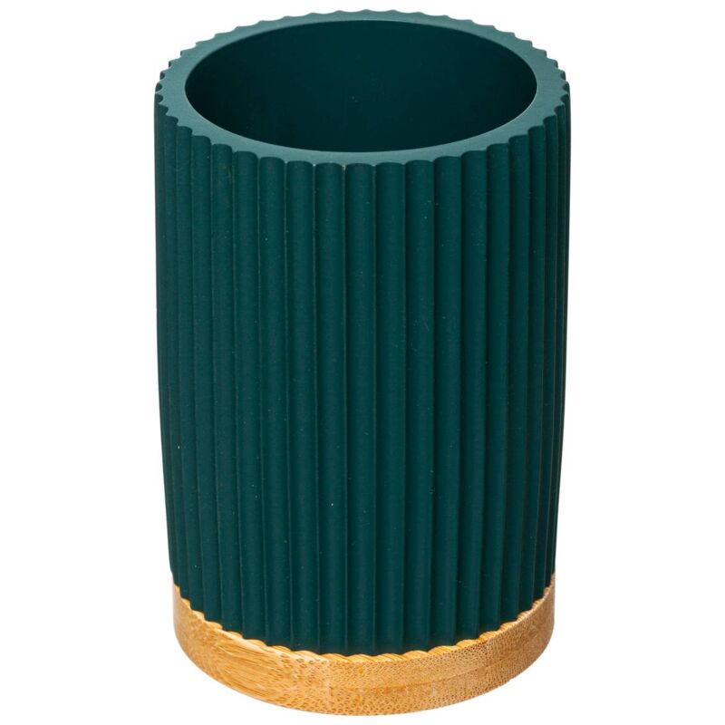 foto del prodotto portaspazzolini modern color blu petrolio 5five