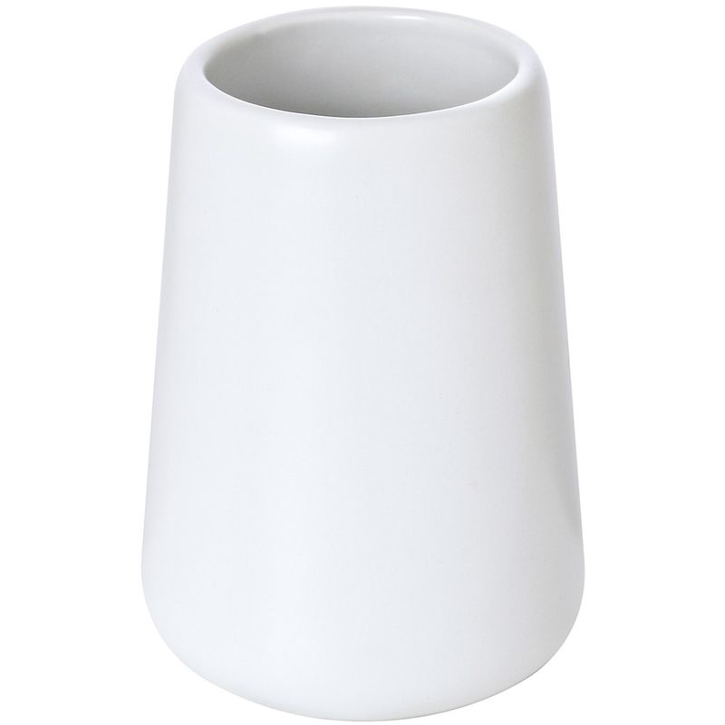 foto del prodotto portaspazzolino bianco in ceramica arredo bagno