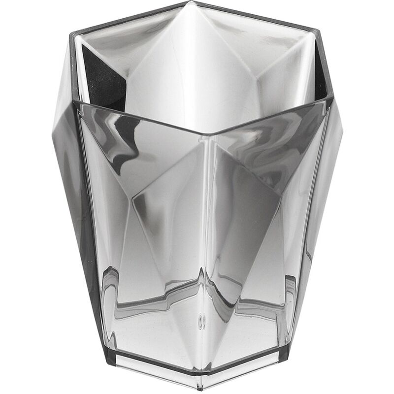 foto del prodotto portaspazzolino grigio trasparente in plastica abs diamante