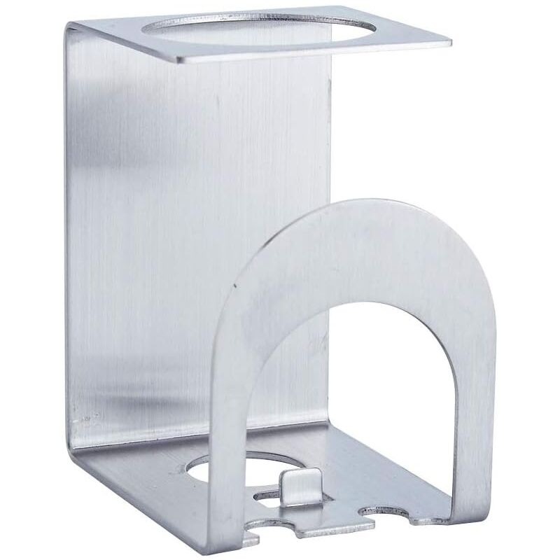 foto del prodotto portaspazzolino in acciaio inox montaggio a parete adesivo forte acciaio inox accessorio per il bagno sollbry