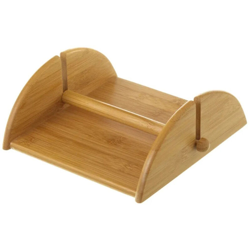 immagine 0 del prodotto portatovaglioli in bamb con fermo porta tovaglioli da tavola supporto da cucina trade shop traesio