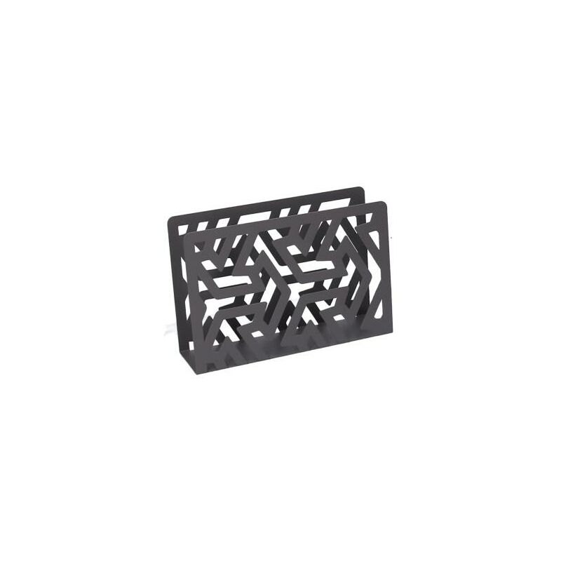 foto del prodotto portatovaglioli metallo frecce grigio rettangolare cm 14,5x4x10