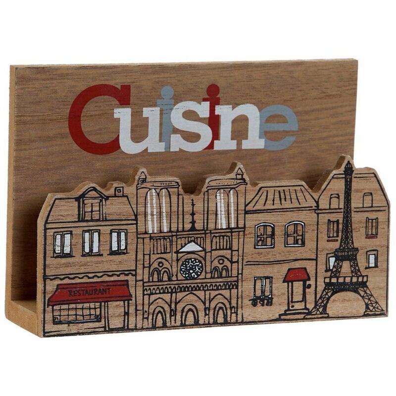 foto del prodotto portatovagliolo dkd home decor cusine multicolore legno legno mdf 16 x 11 x 5 cm